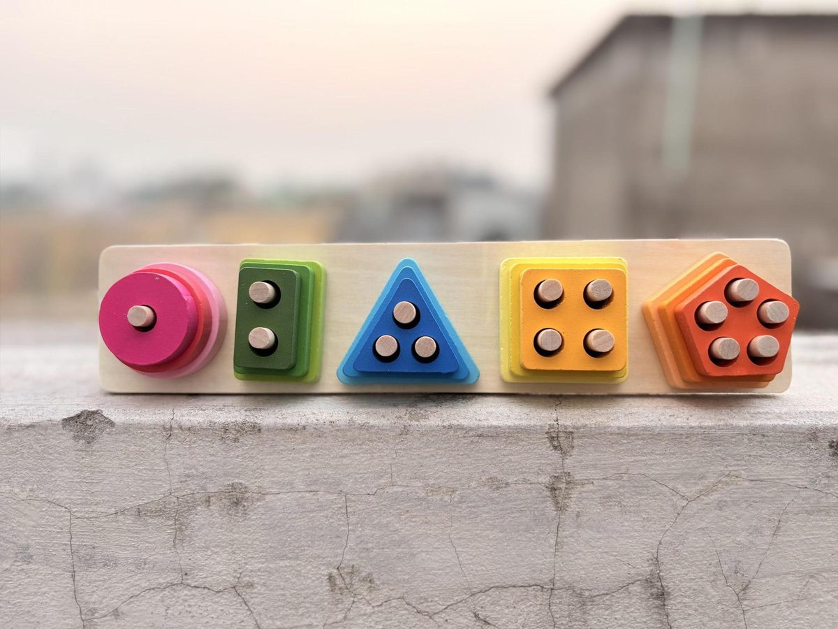 Wooden Building Blocks Set image 2