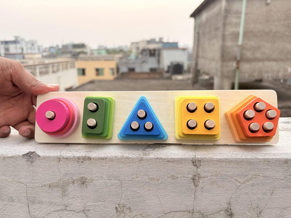 Wooden Building Blocks Set image 3