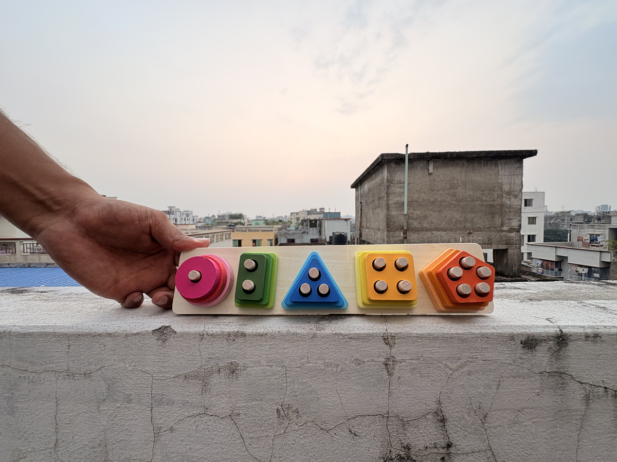 Wooden Building Blocks Set image 4